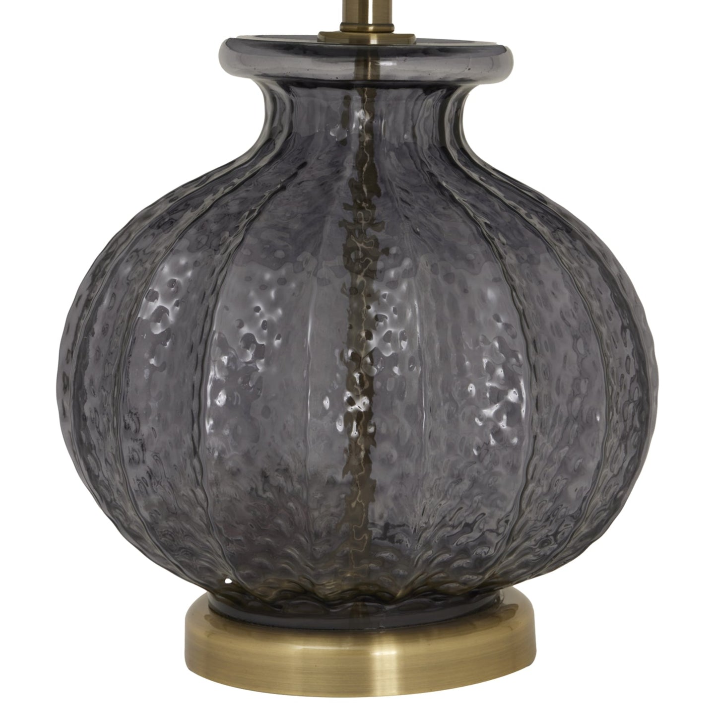 Luxton Glass Fluted Lamp