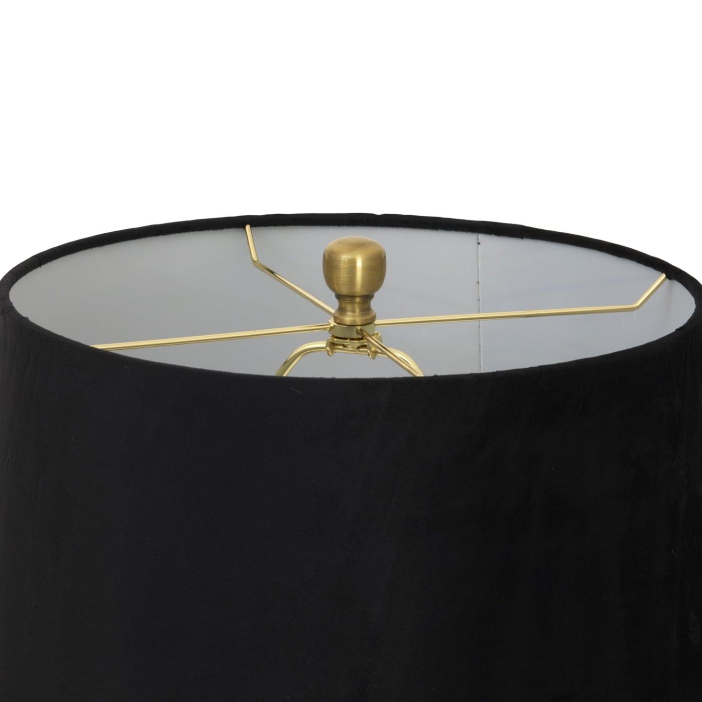 Luxton Glass Fluted Lamp