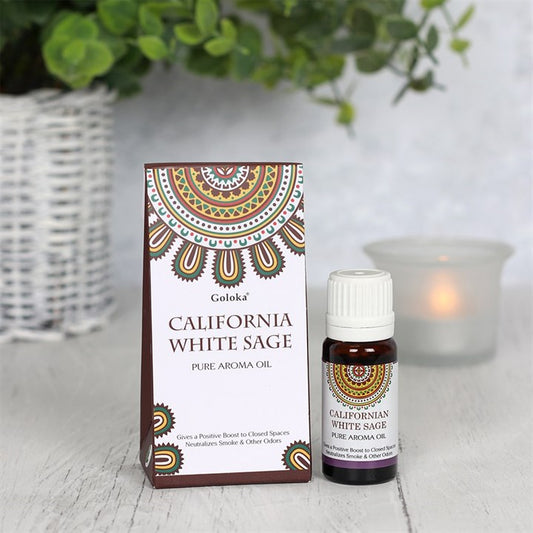 Goloka 10ml Aceite Aromático De Salvia Blanca De California