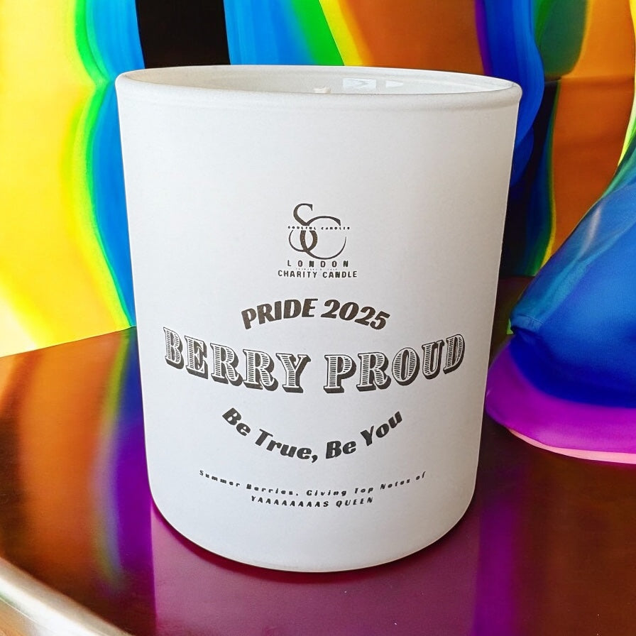 Berry Proud - 2025 PRIDE Charity Candle - 30cl