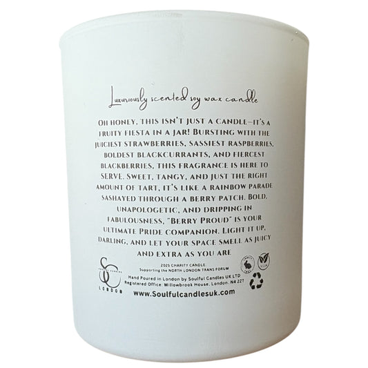 Berry Proud - 2025 PRIDE Charity Candle - 30cl