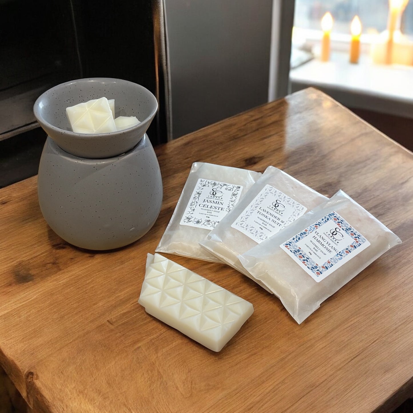 Jasmin Celeste Wax Melt Snap Bar (40g) – Soulful Serenity Range