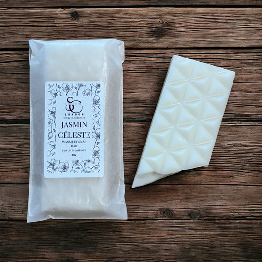 Jasmin Celeste Wax Melt Snap Bar (40g) – Soulful Serenity Range