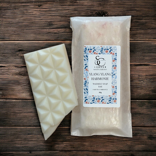 Ylang Ylang Harmonie Wax Melt Snap Bar (40g) – Soulful Serenity Range