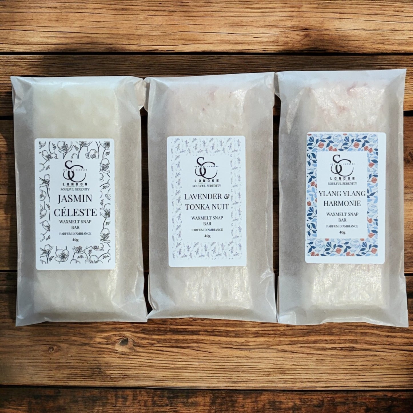 Ylang Ylang Harmonie Wax Melt Snap Bar (40g) – Soulful Serenity Range