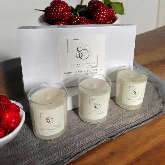 Colección de frutas de verano