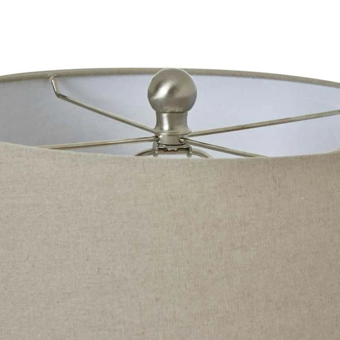 White Ceramic Pot Lamp