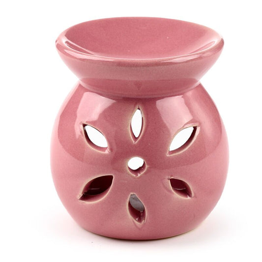 Small Ceramic Petal Cut Out Oil Burner 7.5cm