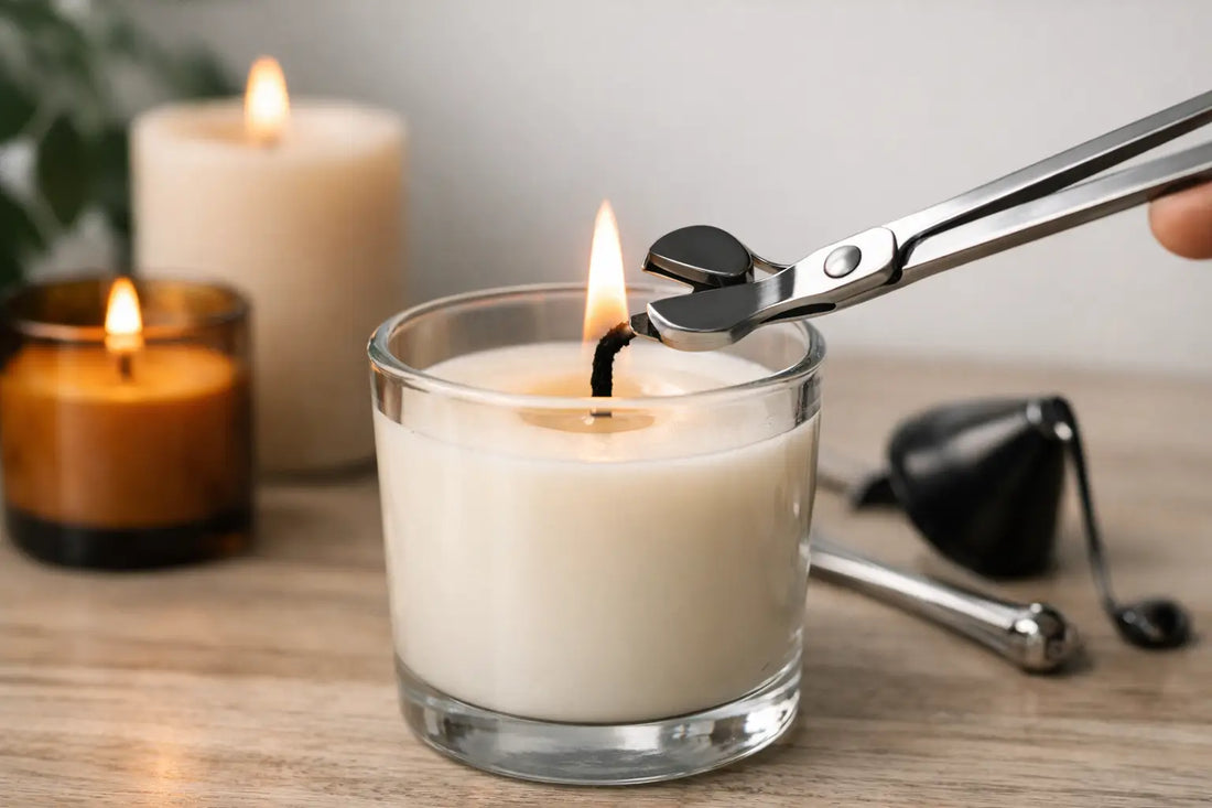 How to Trim Candle Wicks for a Cleaner Burn