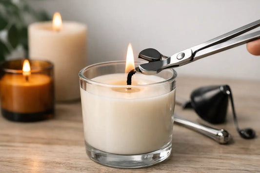 How to Trim Candle Wicks for a Cleaner Burn