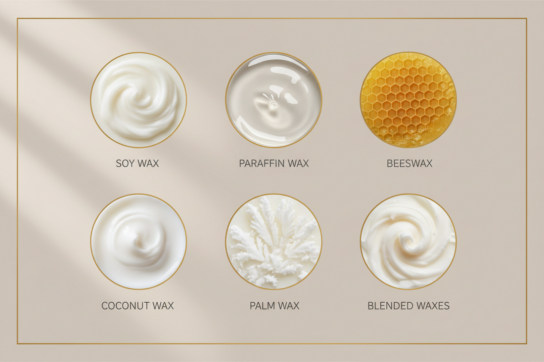 different candle wax types