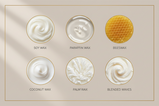 different candle wax types