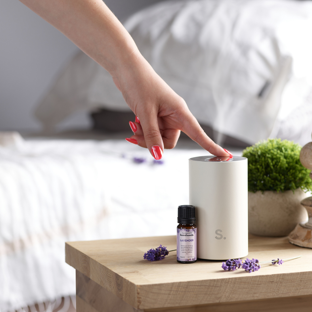 Scandiscent Halo Home Diffuser (Waterless, Wireless & Rechargeable) – Next Generation Scent Technology