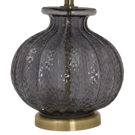 Luxton Glass Fluted Lamp
