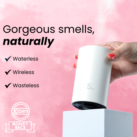 Scandiscent Halo Home Diffuser (Waterless, Wireless & Rechargeable) – Next Generation Scent Technology