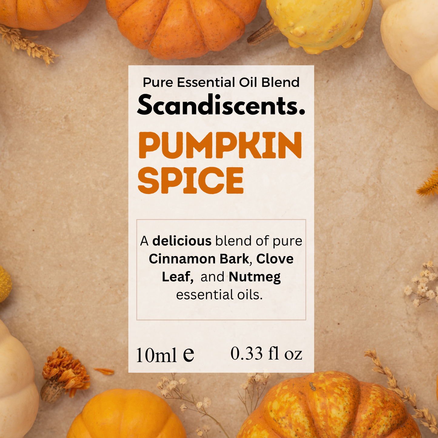 Pumpkin Spice Fragrance Oil – Warm, Cosy Autumn Scent - Scandiscents
