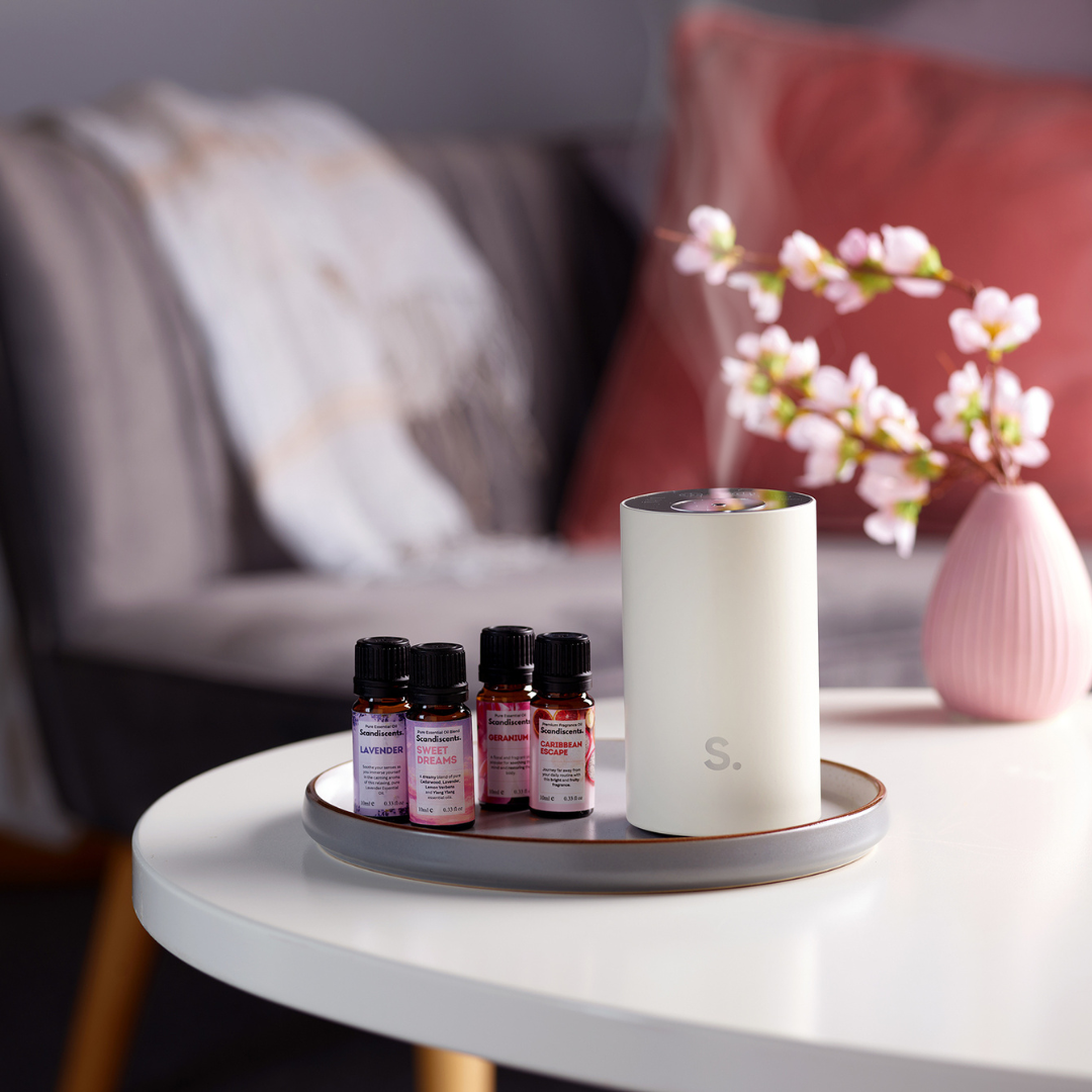 Scandiscent Halo Home Diffuser (Waterless, Wireless & Rechargeable) – Next Generation Scent Technology