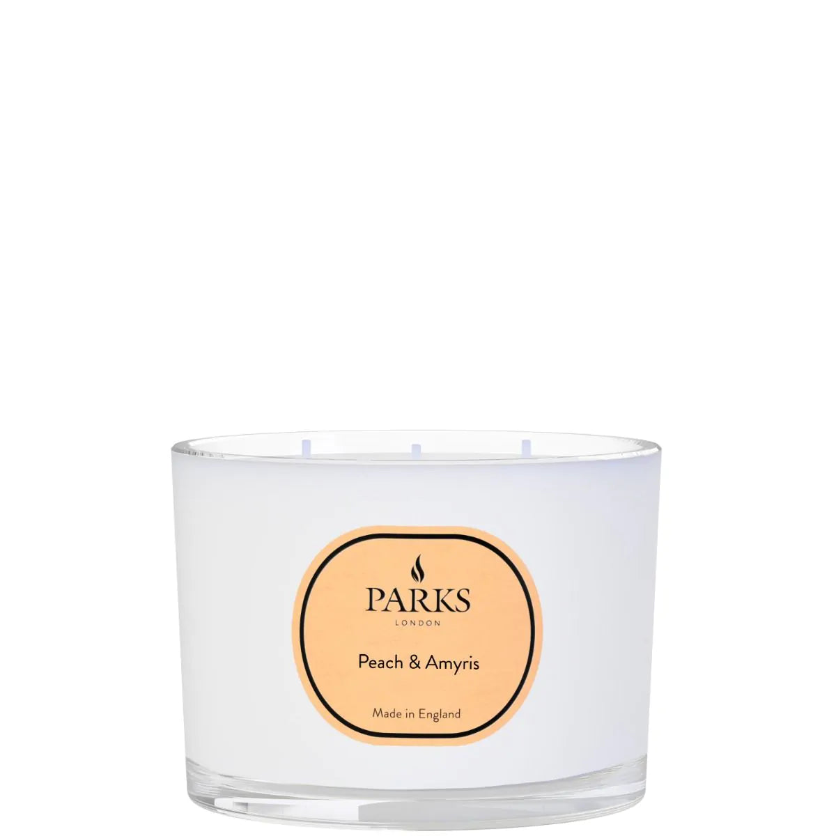 VINTAGE AROMATHERAPY PEACH & AMYRIS 350G 3 WICK CANDLE