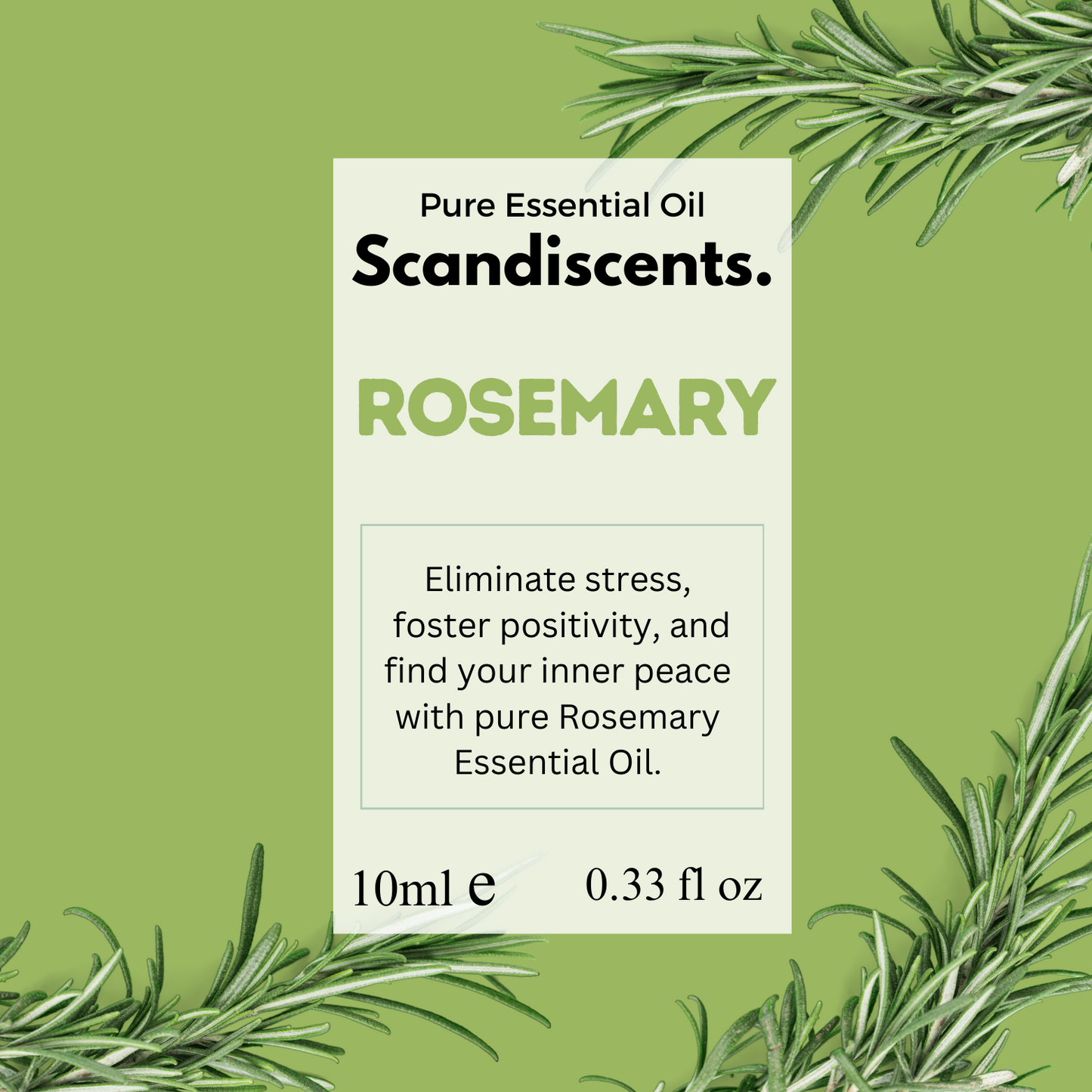 Rosemary Essential Oil – De-Stress & Anti-Anxiety | 100% Pure Aromatherapy Oil