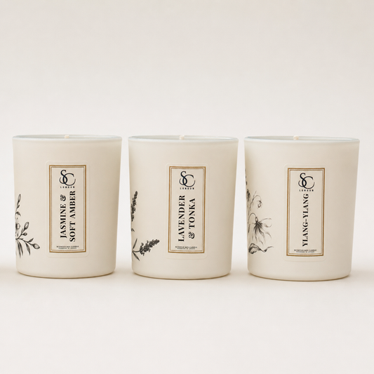 The Sanctuary Collection – 3 x 9cl Soy Candle Gift Set