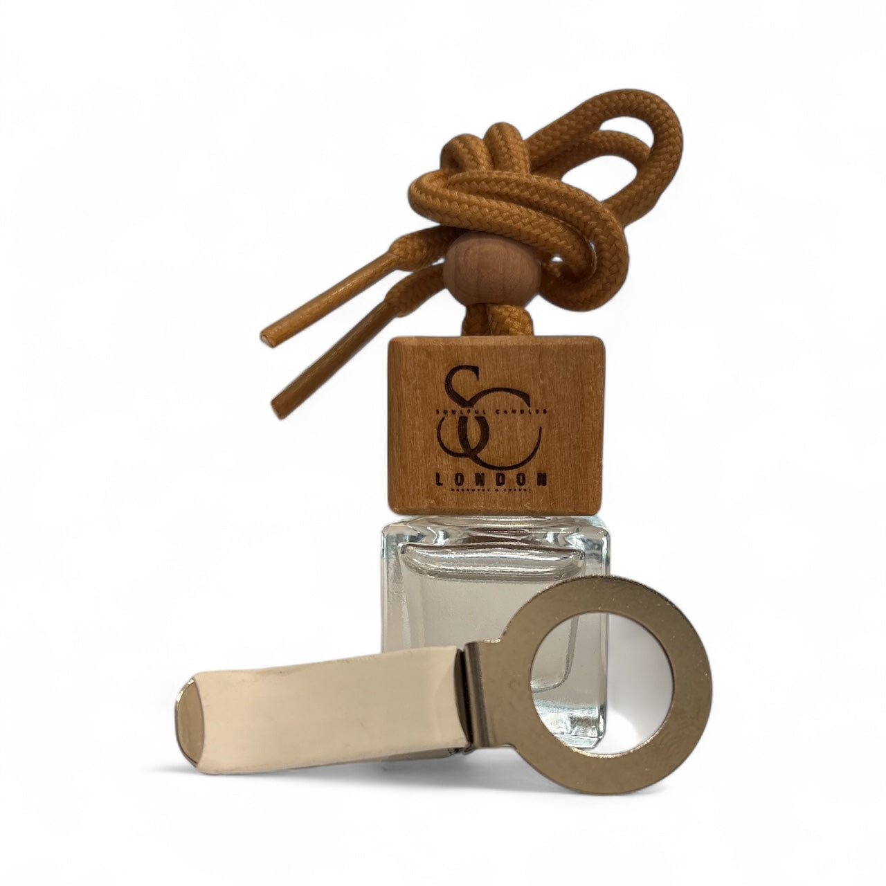 vegan car diffuser by Soulful Candles London – refillable, handmade, long lasting