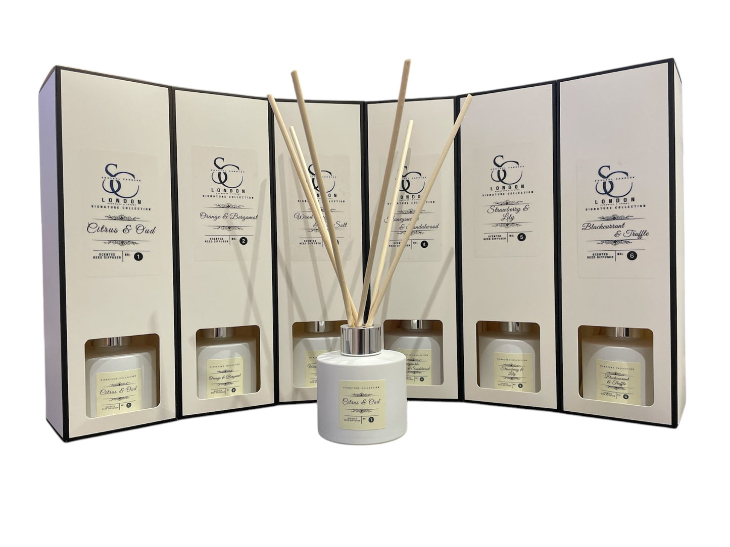 Orange & Bergamot 100ml Reed Diffuser | Uplifting & Zesty Aroma