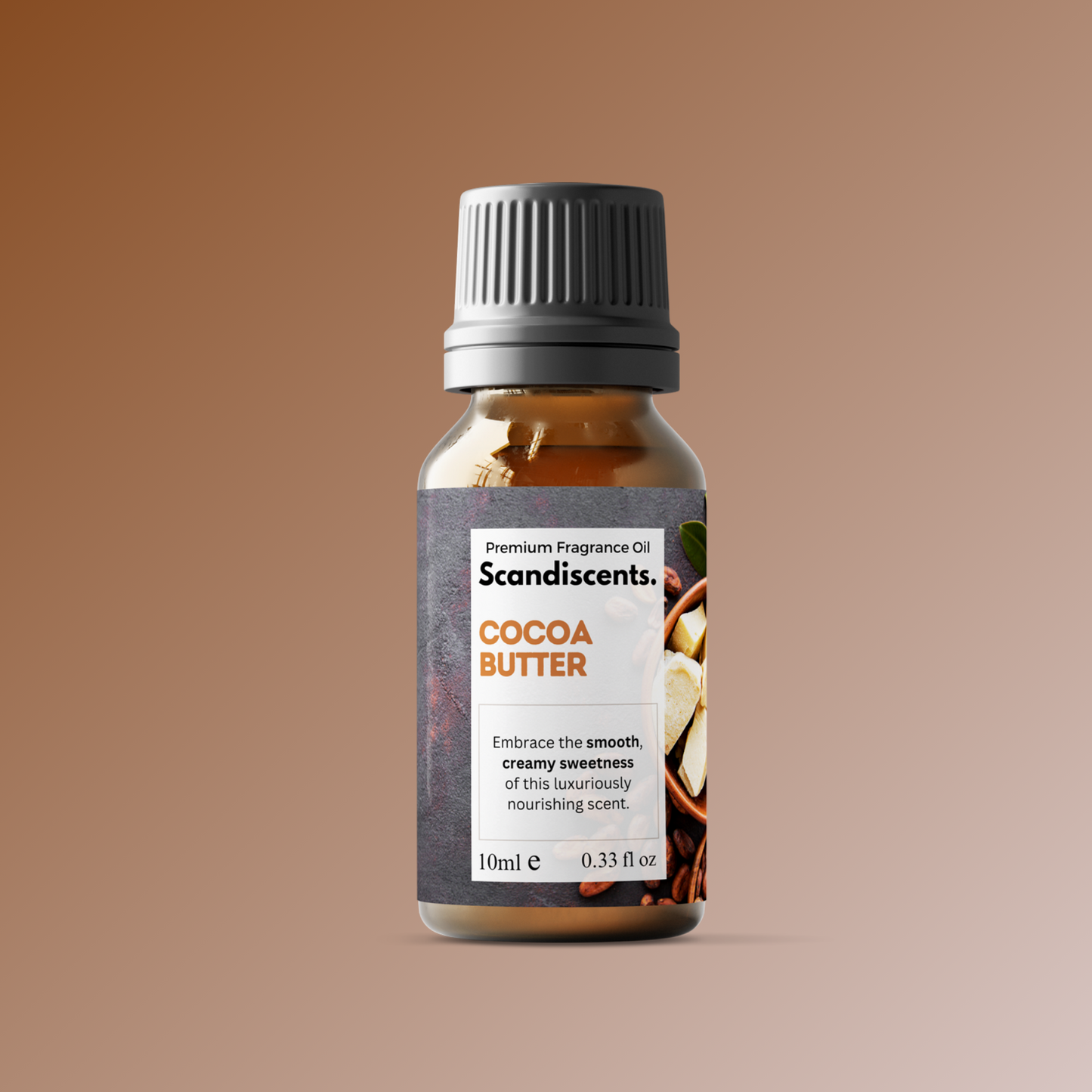 Cocoa Butter Fragrance Oil 10ml – soft, creamy scent, vegan, for home fragrance