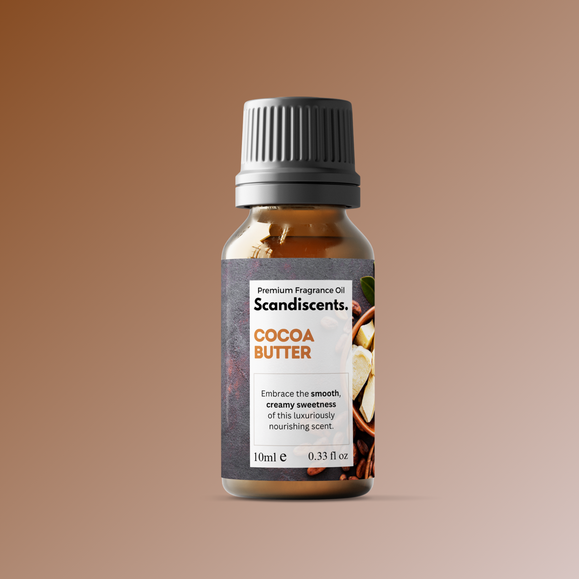 Cocoa Butter Fragrance Oil 10ml – soft, creamy scent, vegan, for home fragrance