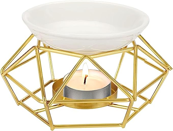 Gold Geometric Burner