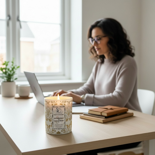 Honeysuckle & Sandalwood – Luxury Soy Candle (30cl)