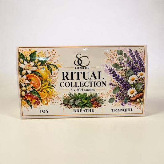 Luxury Therapy Candle Gift Set – The Ritual Collection | 3 x 30cl Soy Candles