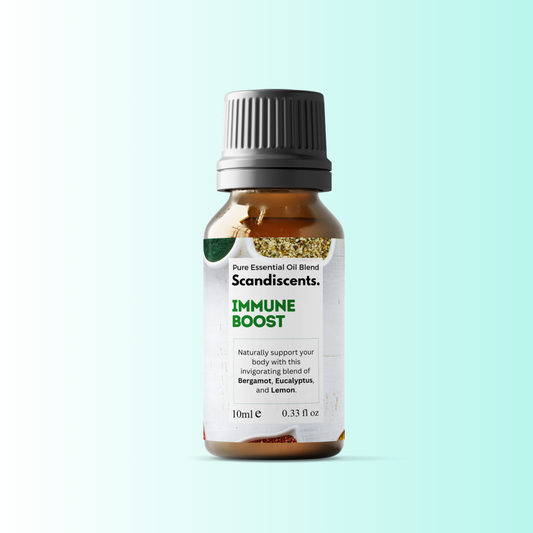 Immune Boost Essential Oil Blend 10ml – eucalyptus, lemon, rosemary, tea tree, pure, vegan