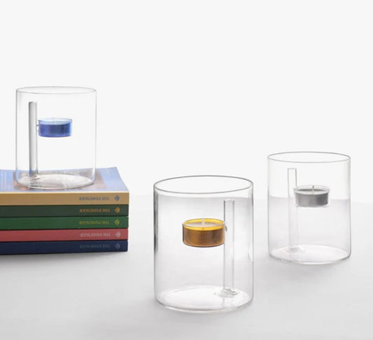 Set of 3 iris tealight holders by ichendorf milano