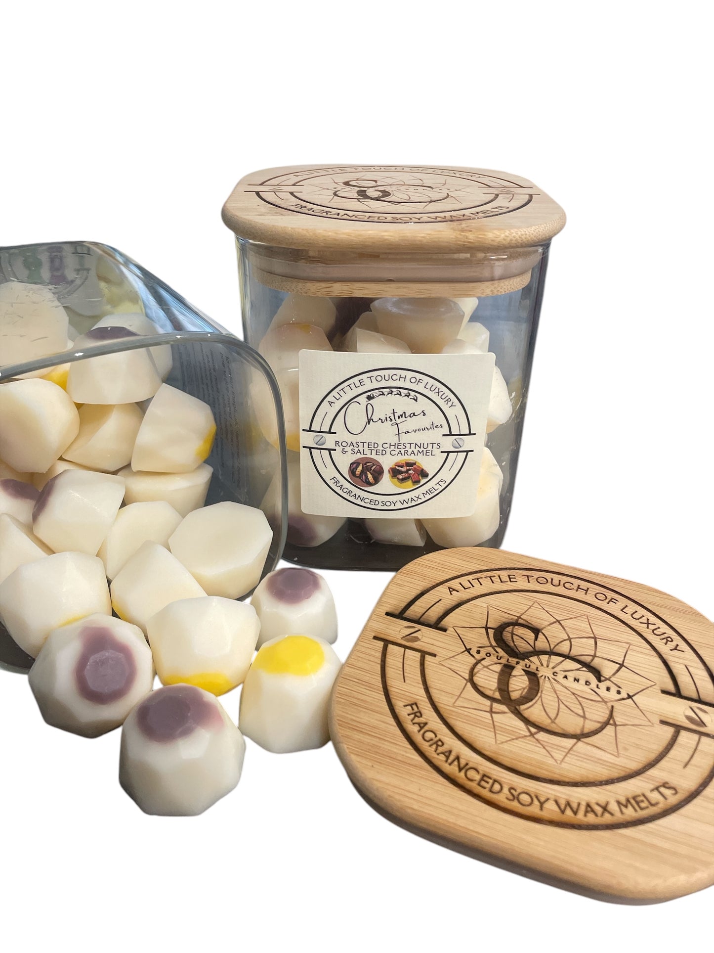 Roasted Chestnut & Salted Caramel Wax Melt selection Jar