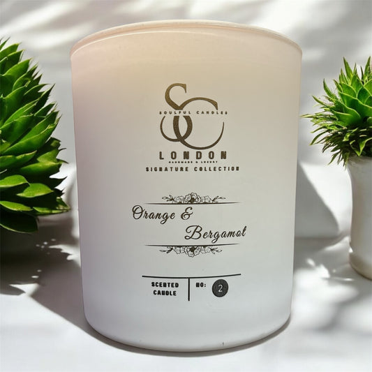 Orange & Bergamot: An uplifting blend of vibrant orange and tangy bergamot, ideal for energizing your space.