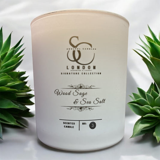 Wood Sage & Sea Salt: Inspired by coastal breezes, this fragrance combines the freshness of sage with the crispness of sea salt.