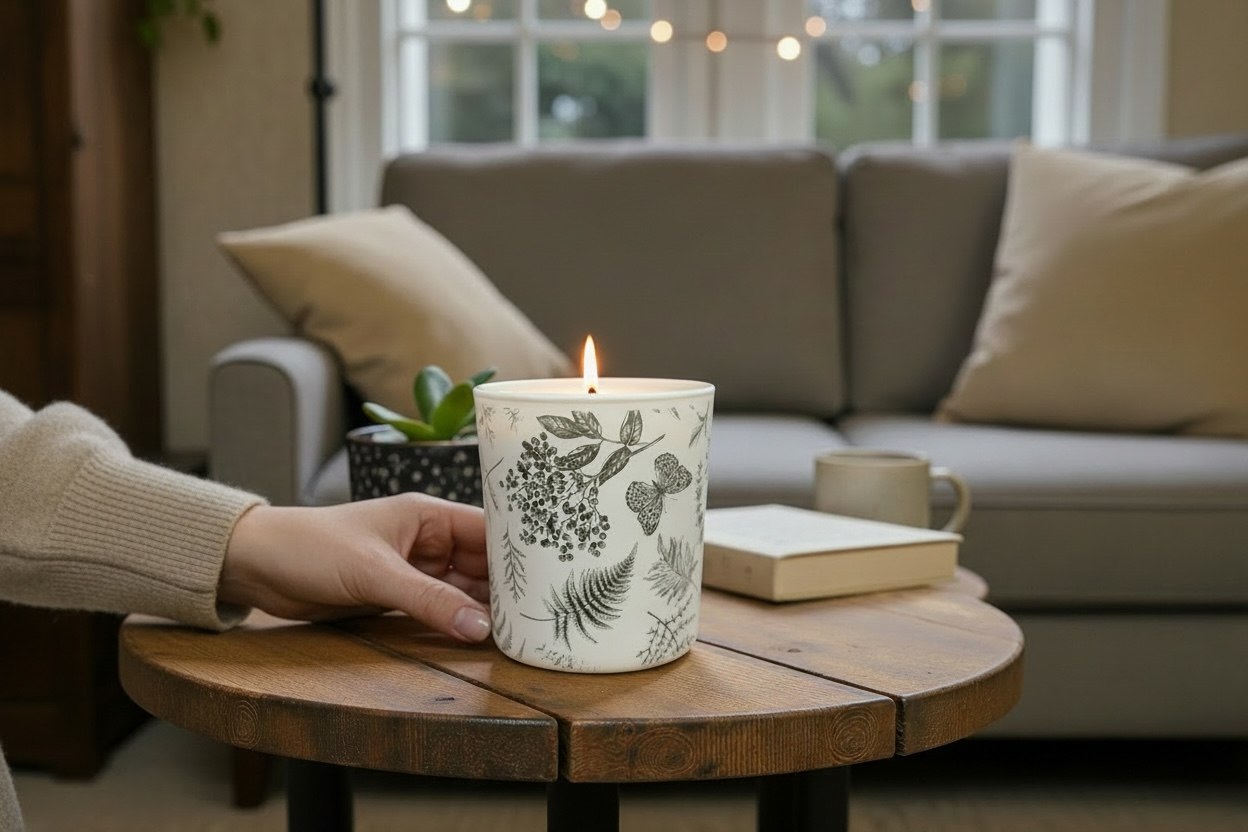 Salvia de madera y sal marina: inspirada en las brisas costeras, esta fragancia combina la frescura de la salvia con la frescura de la sal marina.