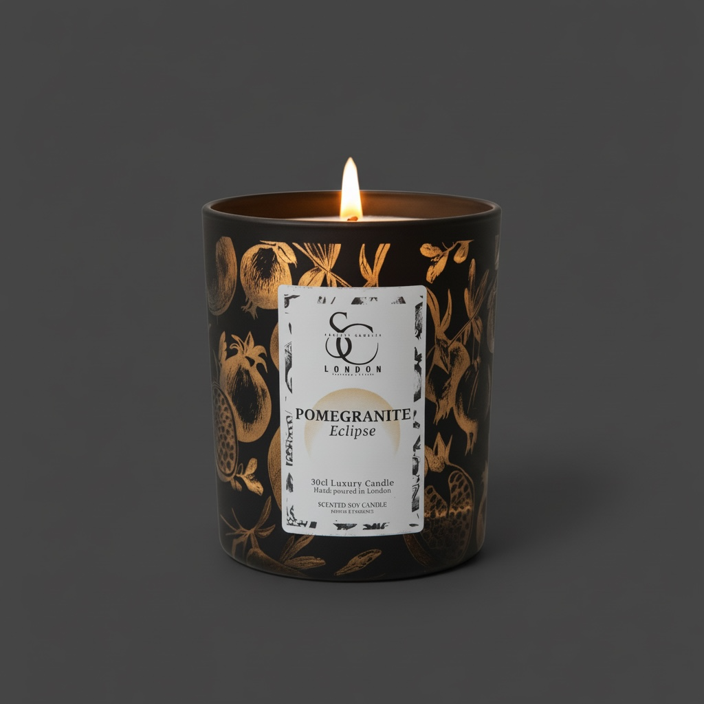 PomegraNite Eclipse – Luxury Soy Candle (30cl)