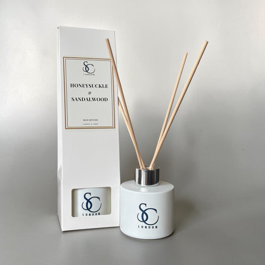 Honeysuckle & Sandalwood – Reed Diffuser (100ml)