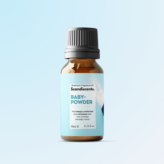 Baby Powder Fragrance Oil 10ml – classic, comforting scent for home and diffuser, vegan