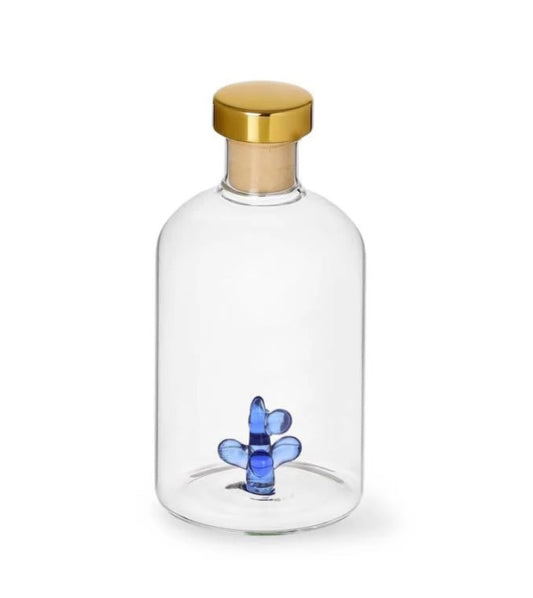Ichendorf Milano Dew 250ml blue glass diffuser bottle – reeds included