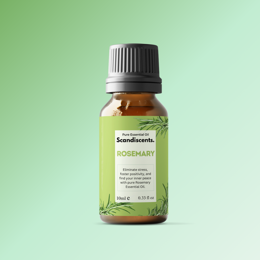 Rosemary Essential Oil 10ml – de-stress and anti-anxiety, 100% pure, vegan, aromatherapy use